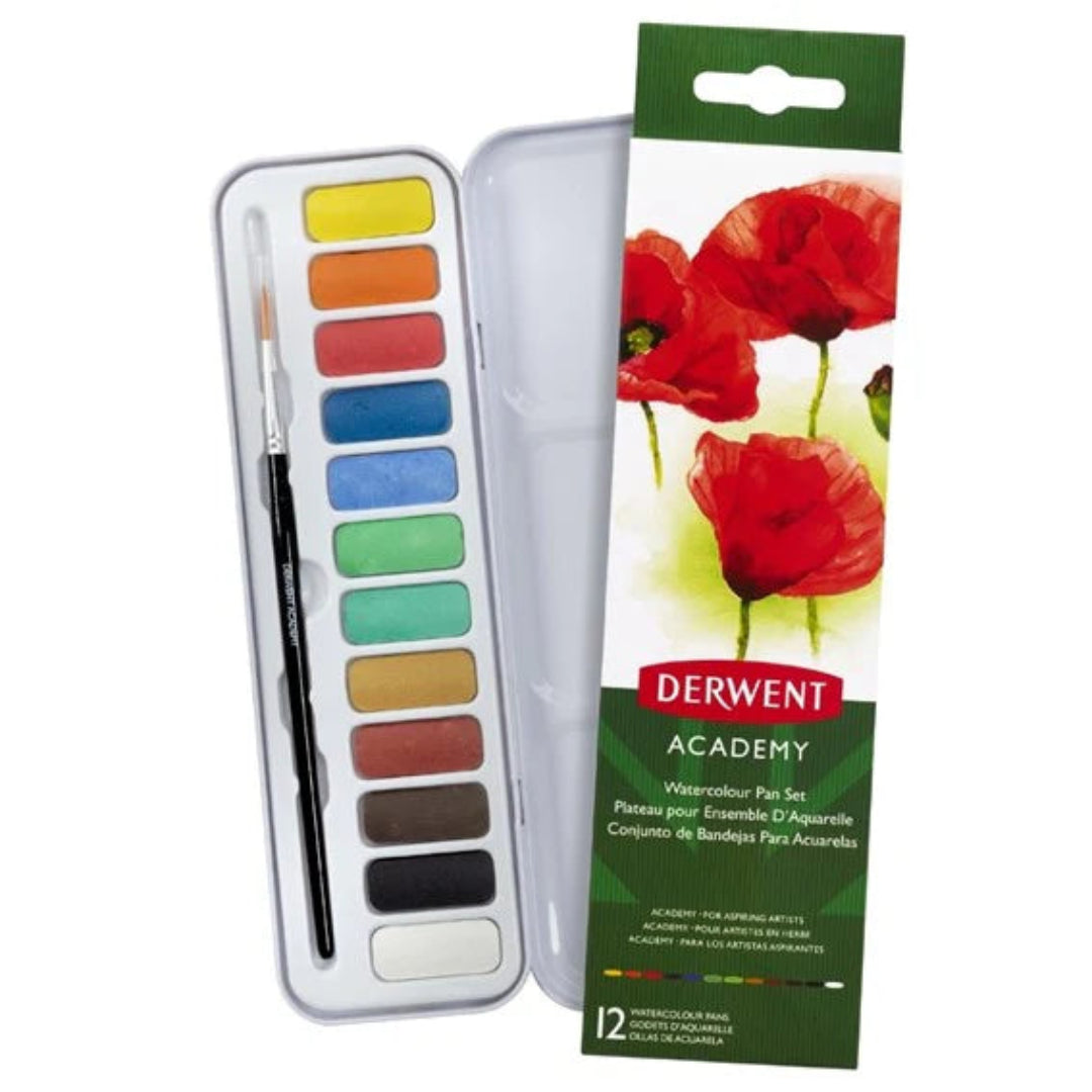 Derwent Academy Watercolour Pan Set