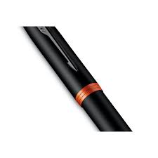 Parker IM Professional Vibrant Rings Flame Orange Lacquer PVD Ballpoint Pen