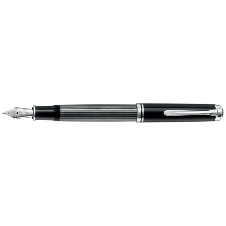 Pelikan M805 Souverän Anthracite Fountain Pen with Silver-1