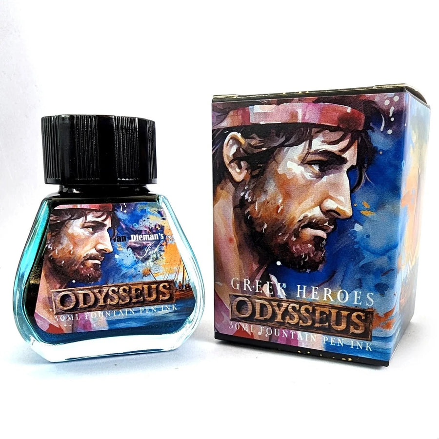 Van Dieman's Greek Heroes - Odysseus Shimmering Fountain Pen Ink