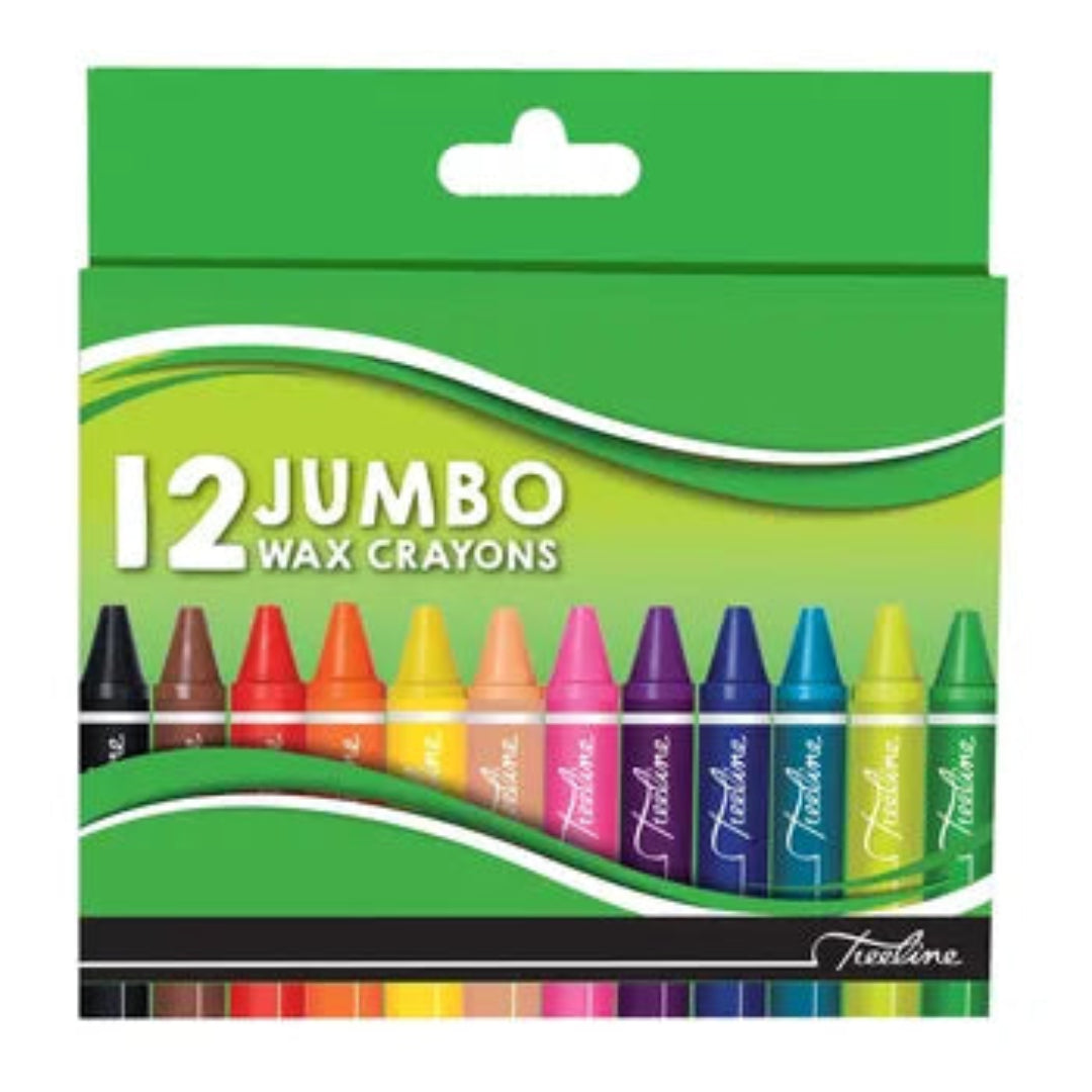 Treeline Jumbo Wax Crayons 12's