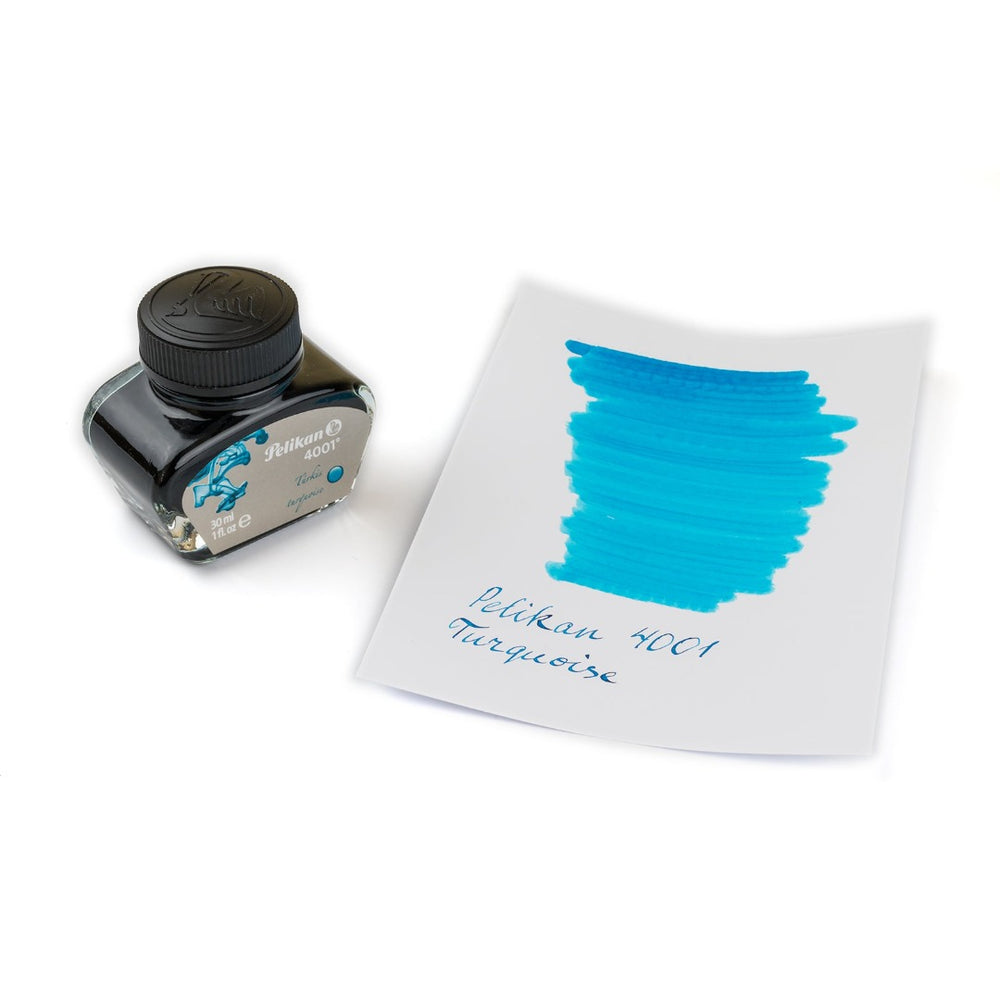 Pelikan 4001 Fountain Pen Ink Bottle 30ml - Turquoise
