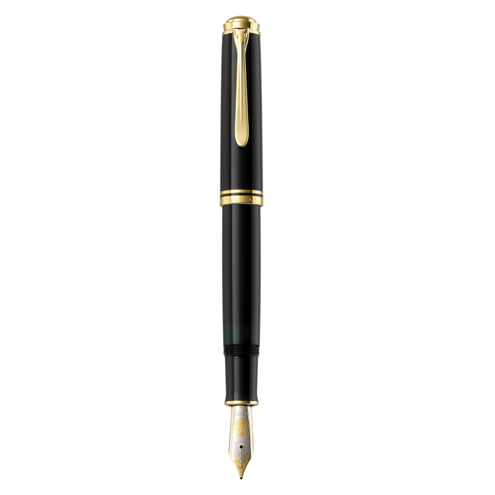 Pelikan M1000 Souverän Black Fountain Pen With Gold