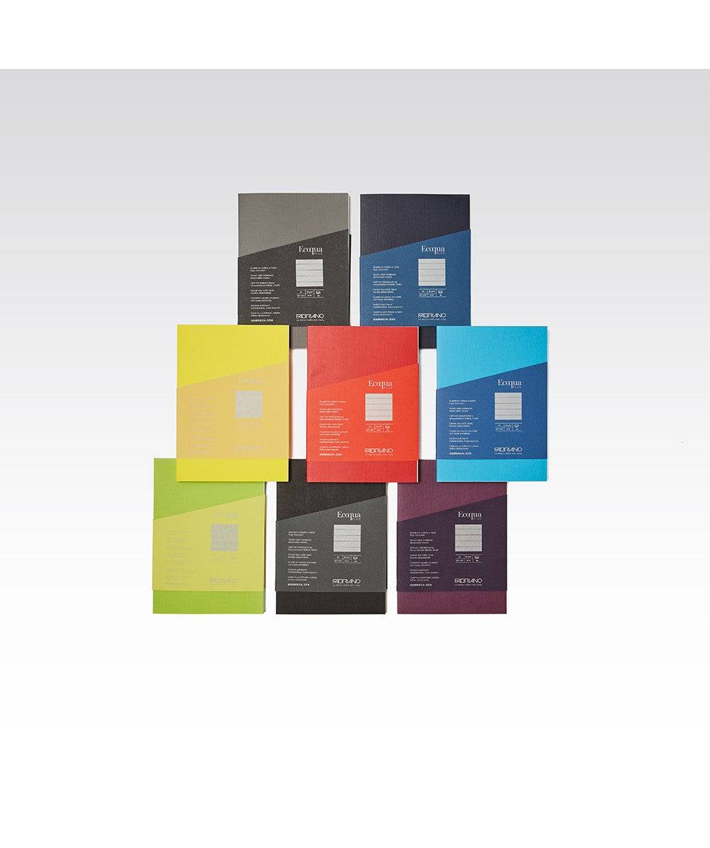Fabriano EcoQua PLUS Glued Dotted Notebook A5 Grey