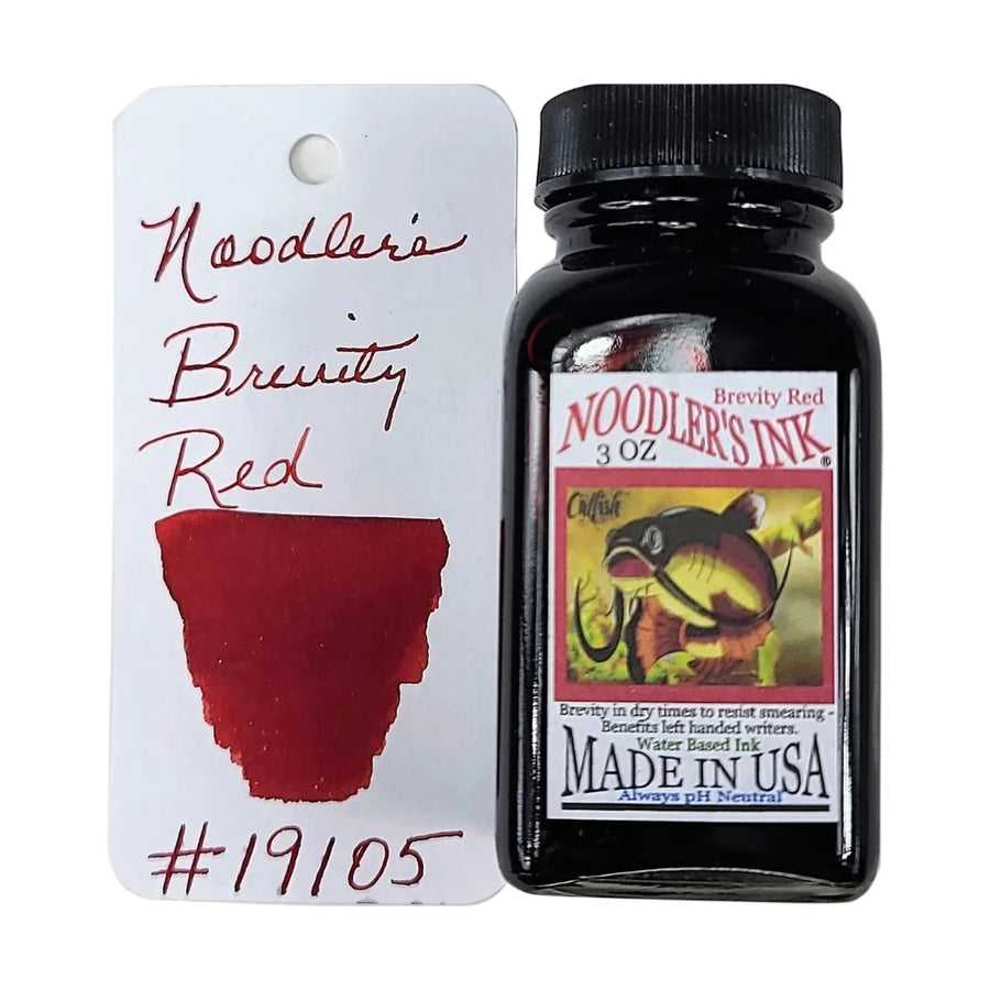 Noodler's Brevity Red Fountain Pen Ink Bottle, 87ml
