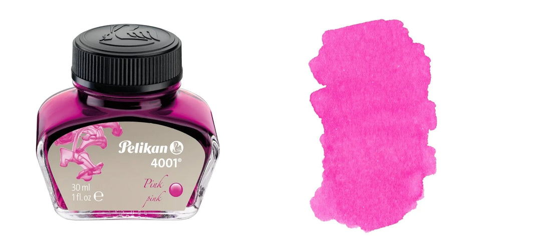 Pelikan 4001 Fountain Pen Ink Bottle 30ml - Pink