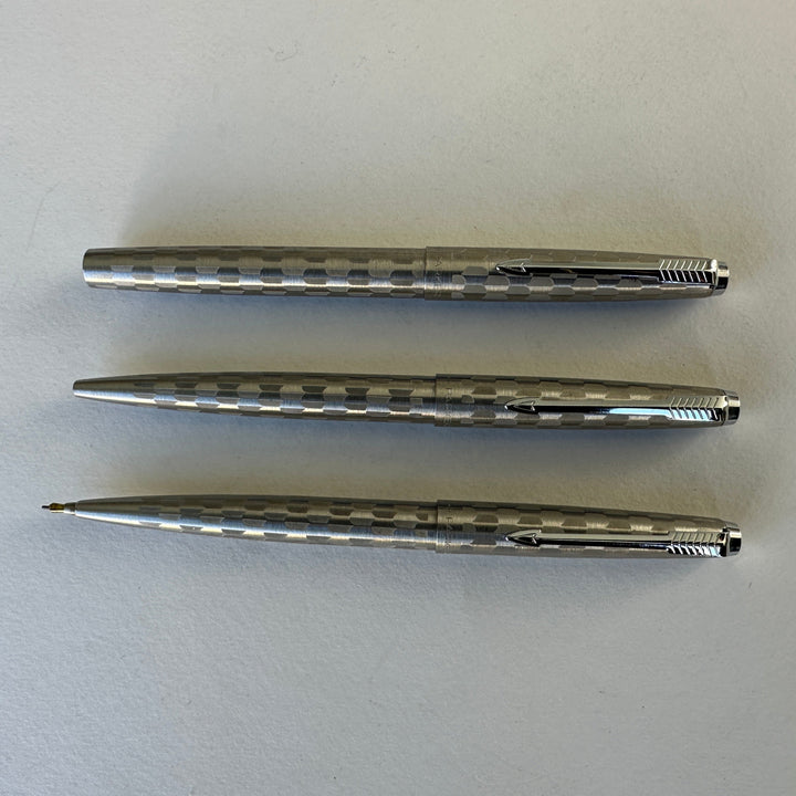 Parker 45 Vintage  Harlequin Shield Pen Set - New Old Stock