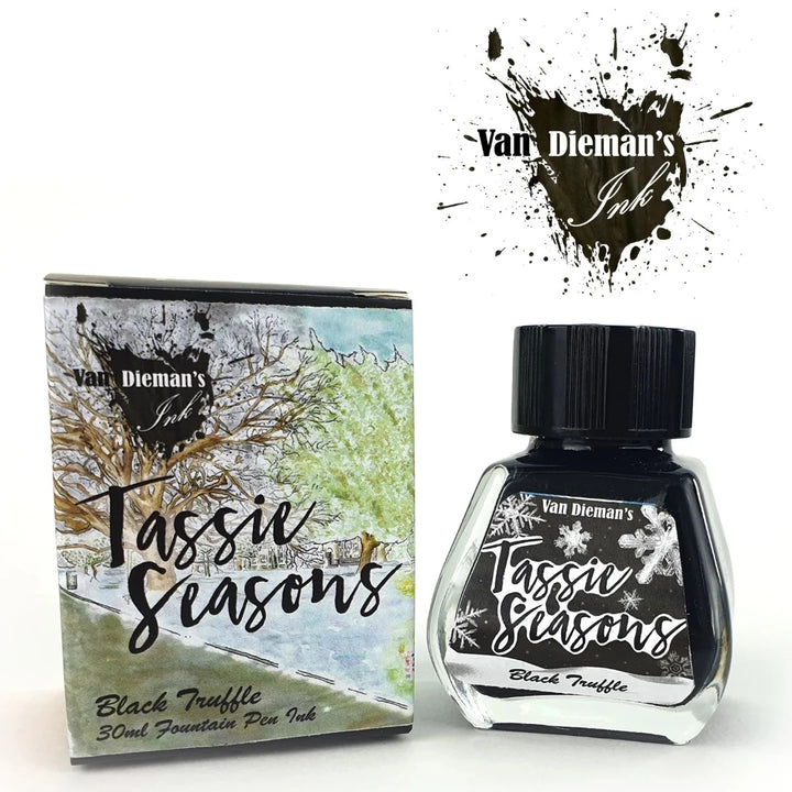 Van Dieman's Tassie Seasons Winter - Black Truffle - Fountain Pen Ink