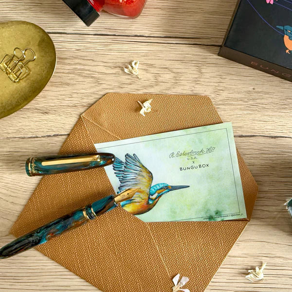 Esterbrook x BUNGUBOX Kingfisher Bird Edition Blotter Paper