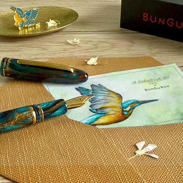 Esterbrook x BUNGUBOX Kingfisher Bird Edition Blotter Paper