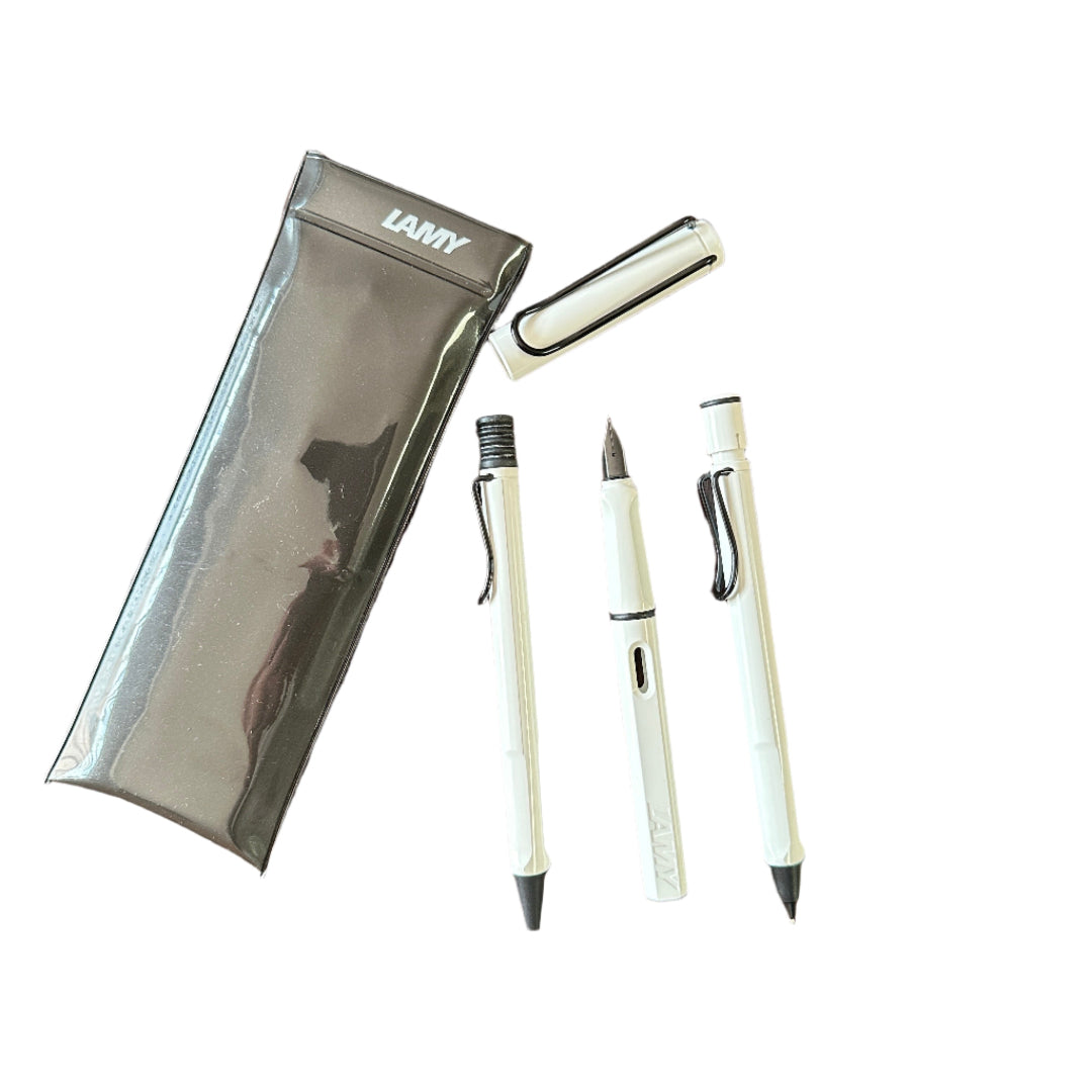 Lamy Safari White Set of 3