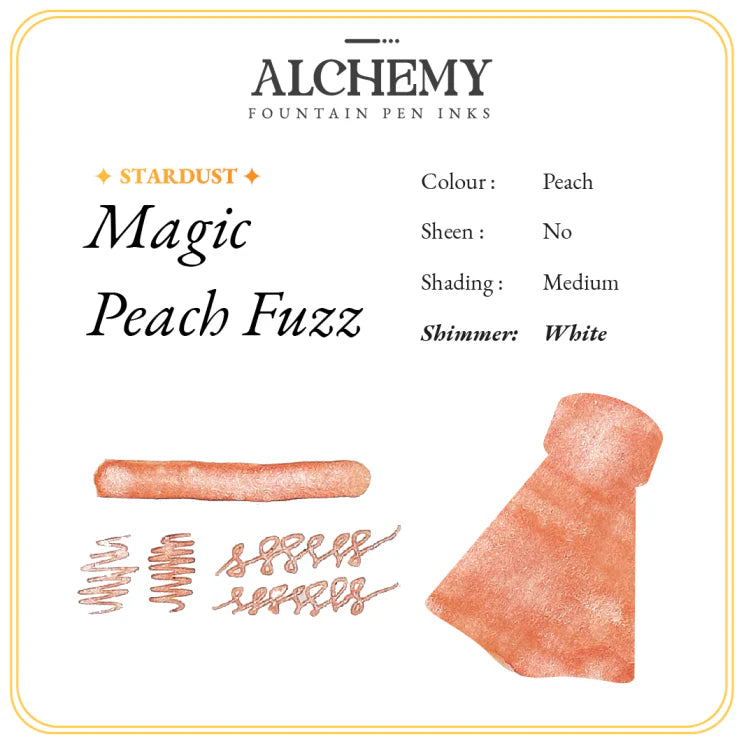 Endless Alchemy Fountain Pen Ink Stardust - Magic Peach Fuzz