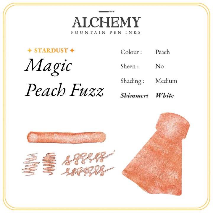 Endless Alchemy Fountain Pen Ink Stardust - Magic Peach Fuzz