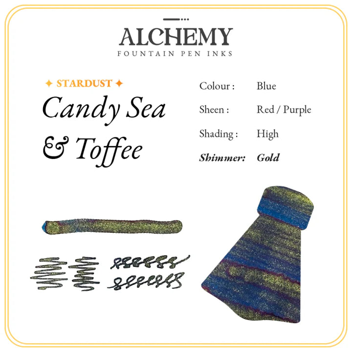 Endless Alchemy Fountain Pen Ink Stardust - Candy Sea & Toffee