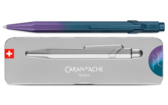 Caran d’Ache 849 Ballpoint Pen – Claim Your Style Edition 5 - Purple Ocean