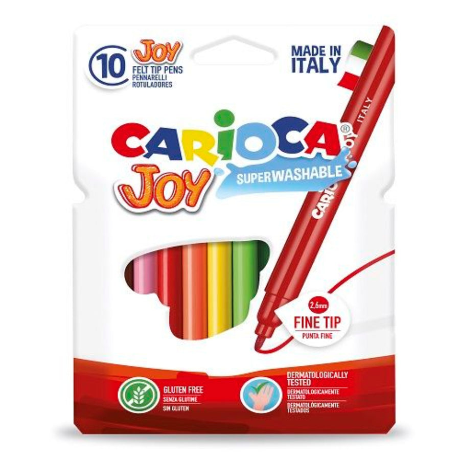 Carioca Joy Fibre-Pens 10's