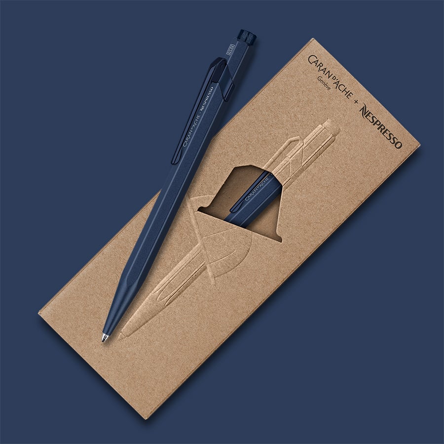 Caran d'Ache Nespresso Pen Kazaar Blue – Applebee Pens
