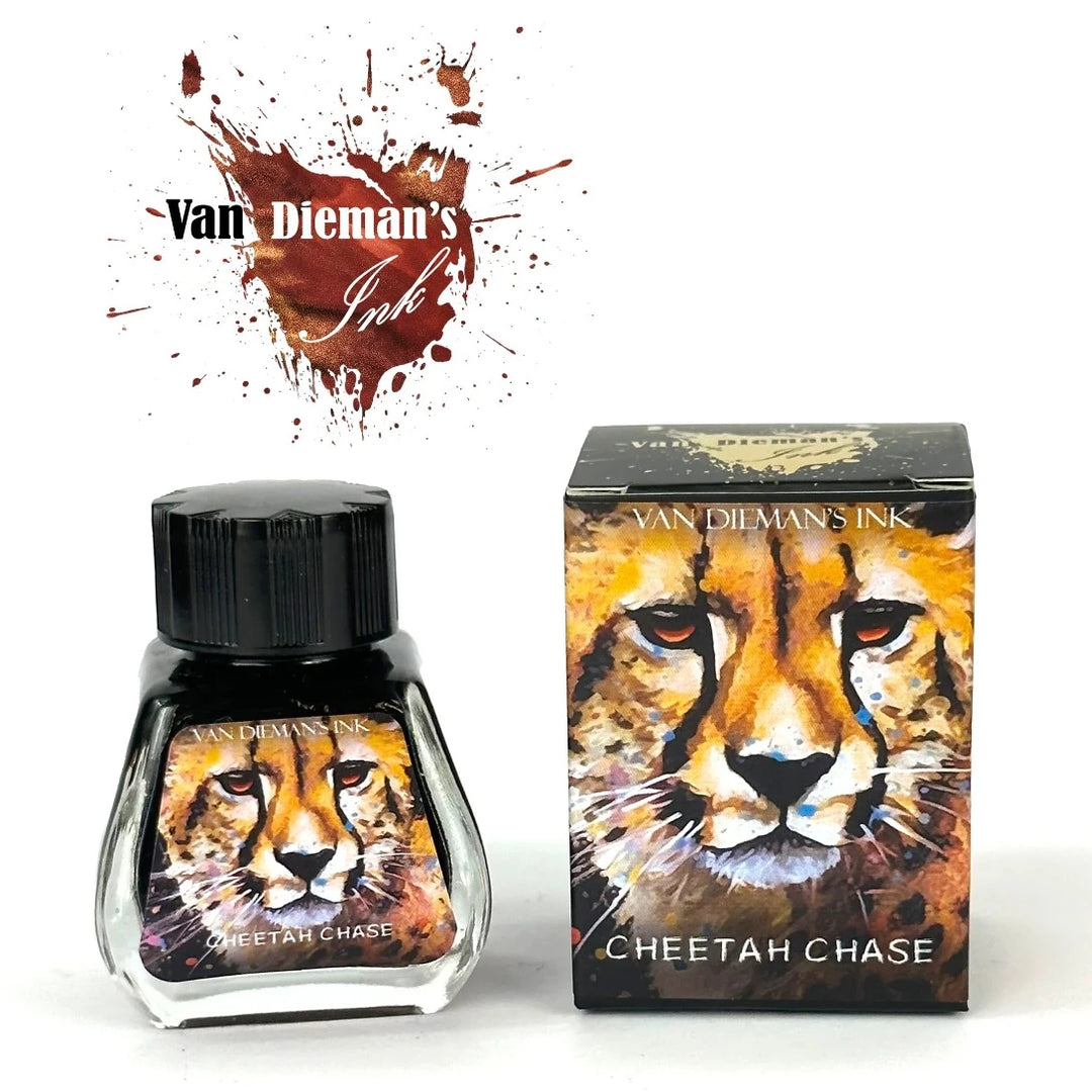 Van Dieman's Feline - Cheetah Chase Shimmering Fountain Pen Ink