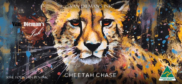 Van Dieman's Feline - Cheetah Chase Shimmering Fountain Pen Ink