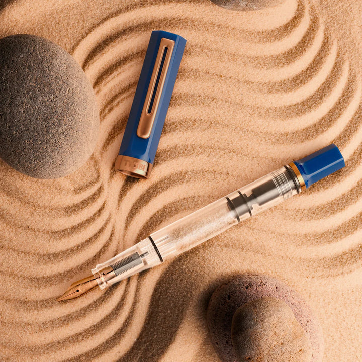 TWSBI ECO Fountain Pen - Indigo Blue with Bronze