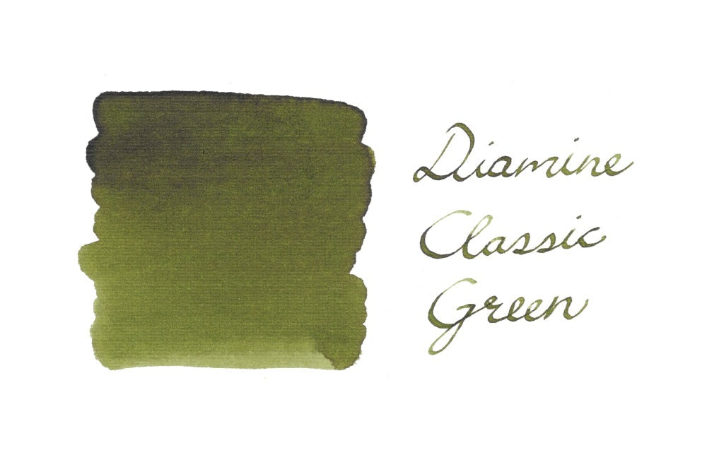Diamine Fountain Pen Ink Bottle 80ml - Classic Green