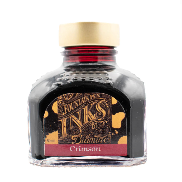 Diamine Fountain pen Ink Bottle 80ml - Crimson