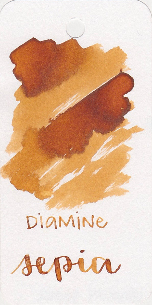 Diamine Fountain Pen Ink Bottle 80ml - Sepia