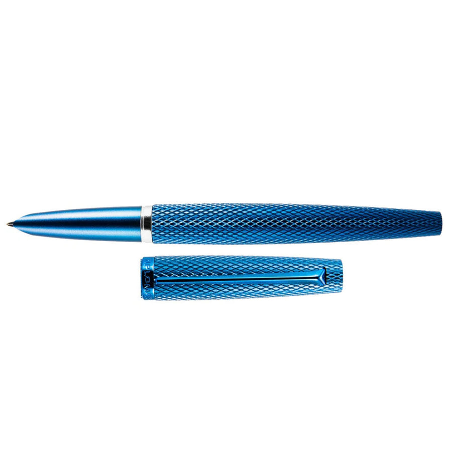 Diplomat Viper Fountain Pen - Blue Guilloche F/M