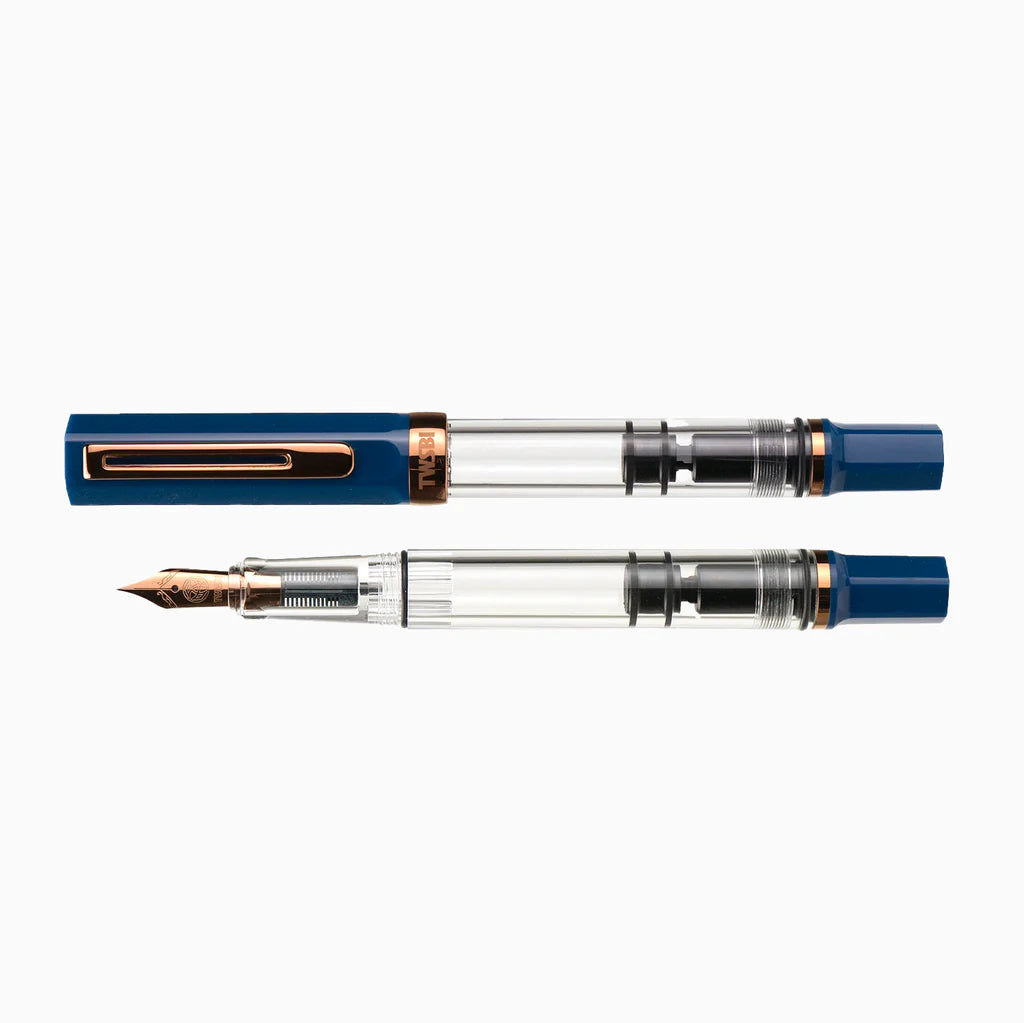 TWSBI ECO Fountain Pen - Indigo Blue with Bronze