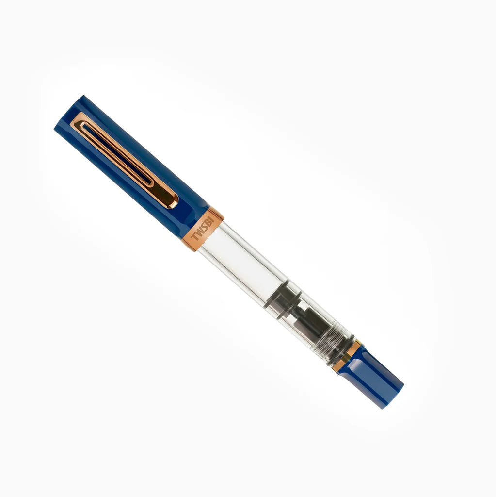 TWSBI ECO Fountain Pen - Indigo Blue with Bronze