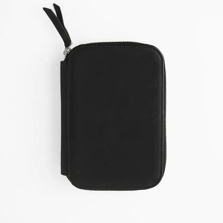 Endless Companion Leather 10 Pen Adjustable Pouch- Black