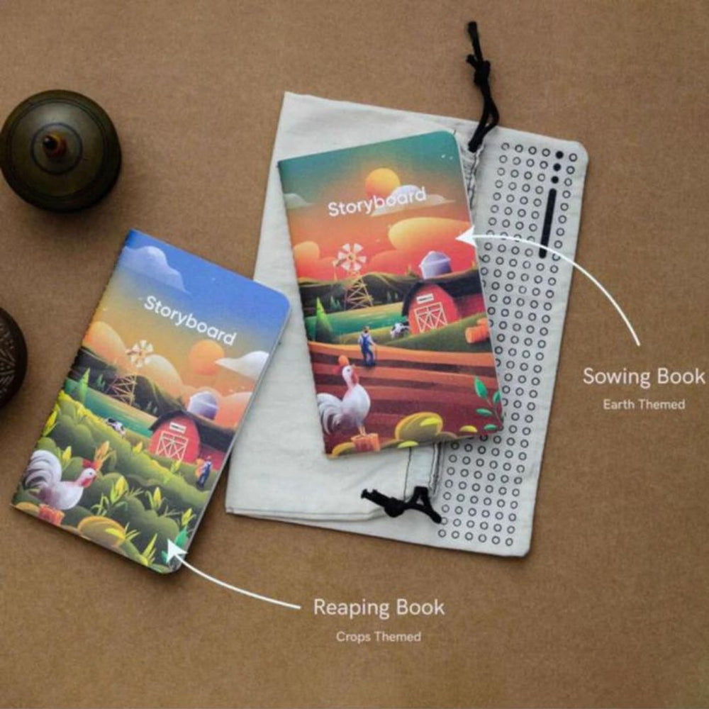 Endless Storyboard Pocket Notebook Pack - The Farm Edition - Applebee Pens