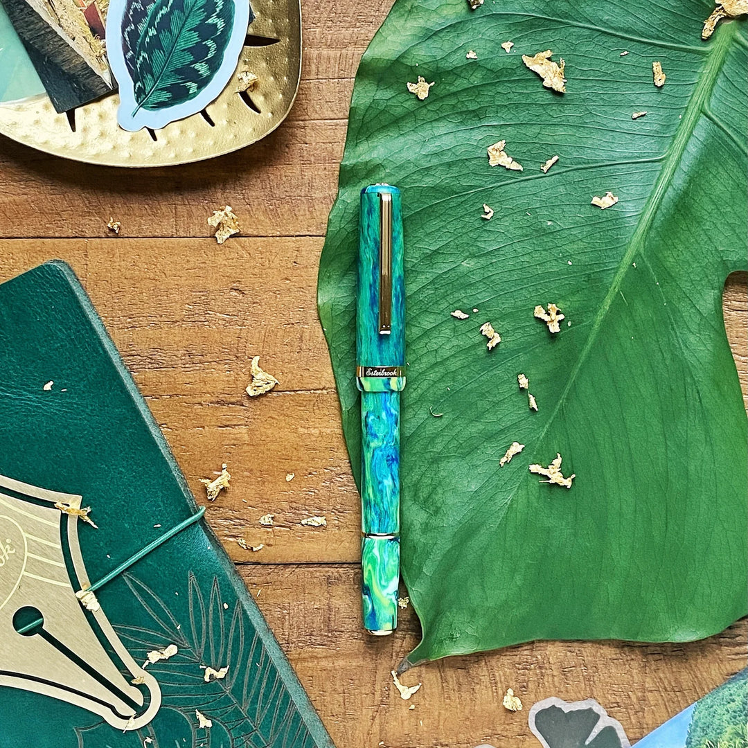 Esterbrook JR Pocket Fountain Pen Beleza Gold Trim