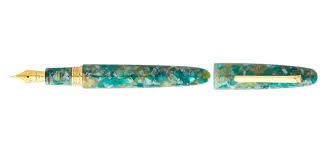 Esterbrook Estie Sea Glass Gold Trim Fountain Pen