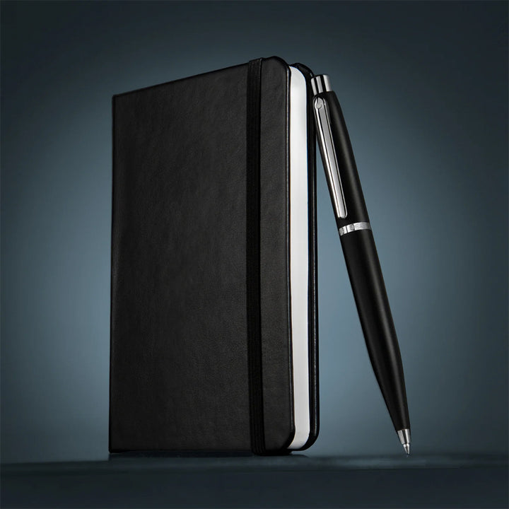Sheaffer VFM Ballpoint Pen Set Matt Black with Chrome