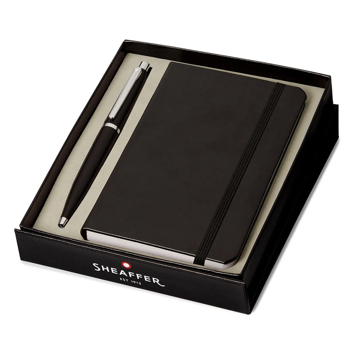 Sheaffer VFM Ballpoint Pen Set Matt Black with Chrome