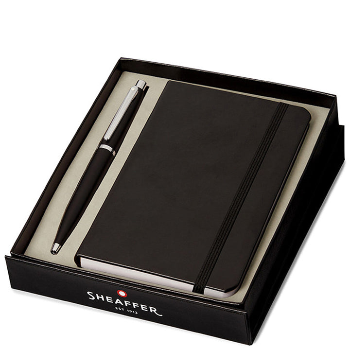 Sheaffer VFM Ballpoint Pen Set Matt Black with Chrome