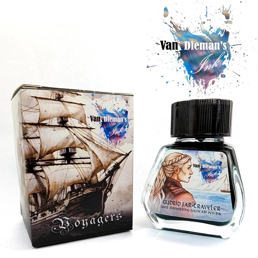 Van Dieman's Voyagers - Gudrid Far Traveller - Shimmering Fountain Pen Ink