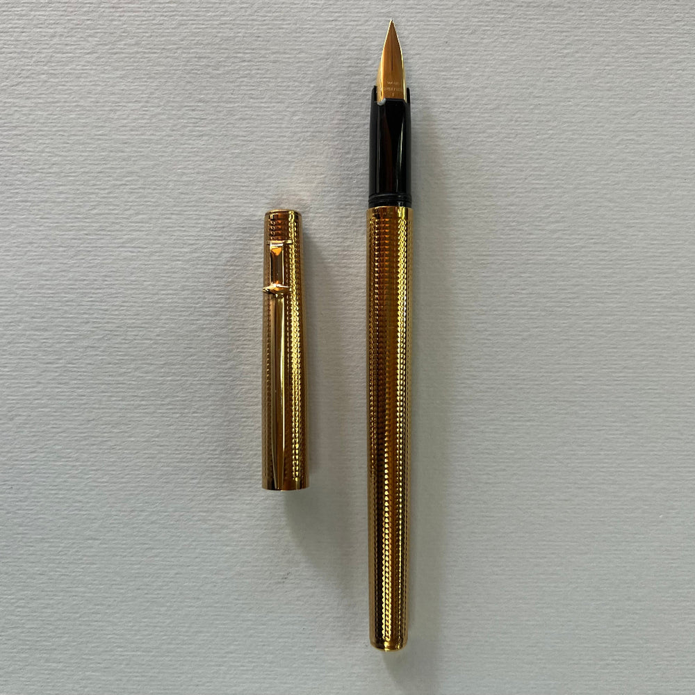 Caran d'Ache Madison Cisele Gold-Plated Fountain Pen