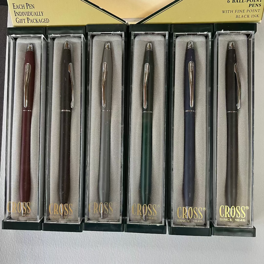 Cross Century Classic Ballpoint Pen Gift Set – “International Traveller’s Gift Assortment” (New Old Stock)