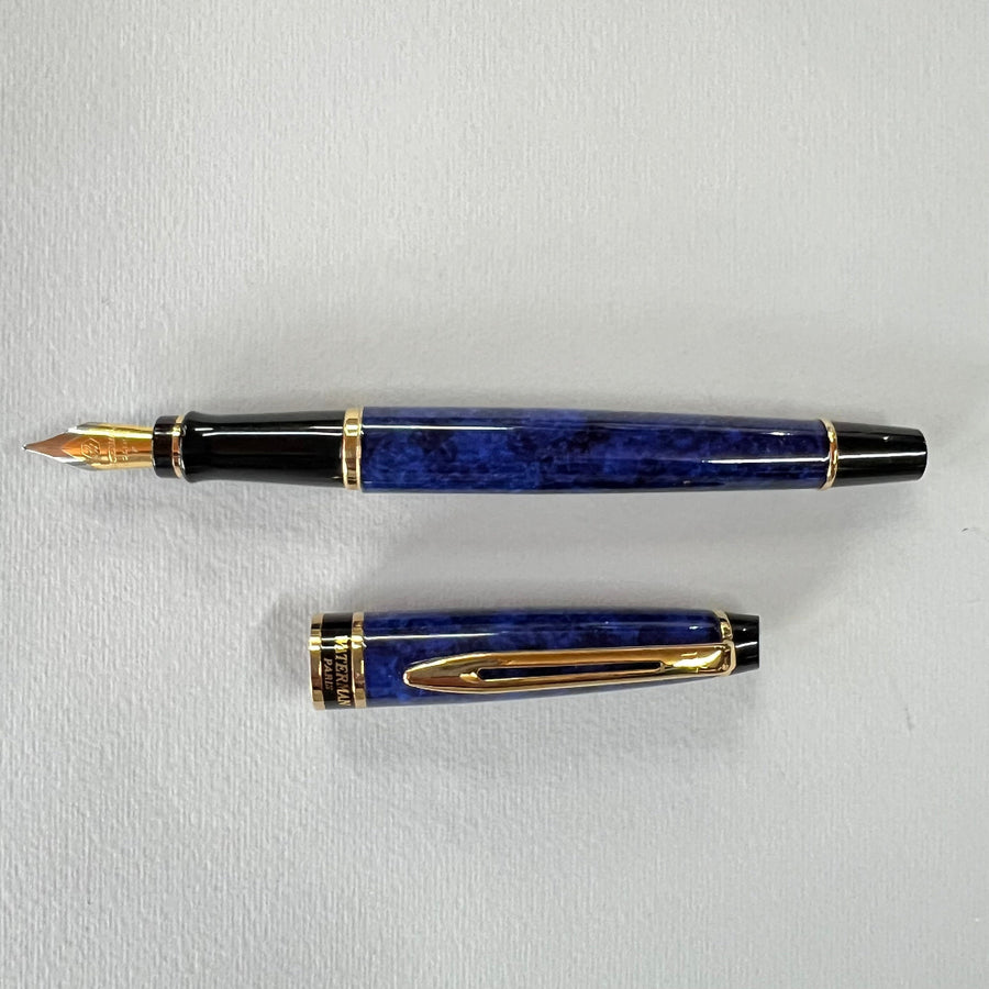 Waterman Expert 2 Blue Fountain Pen - New Old Stock