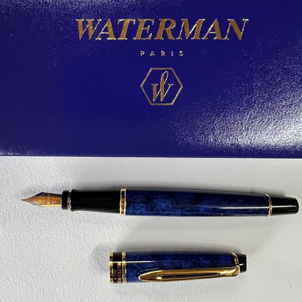 Waterman Expert 2 Blue Fountain Pen - New Old Stock