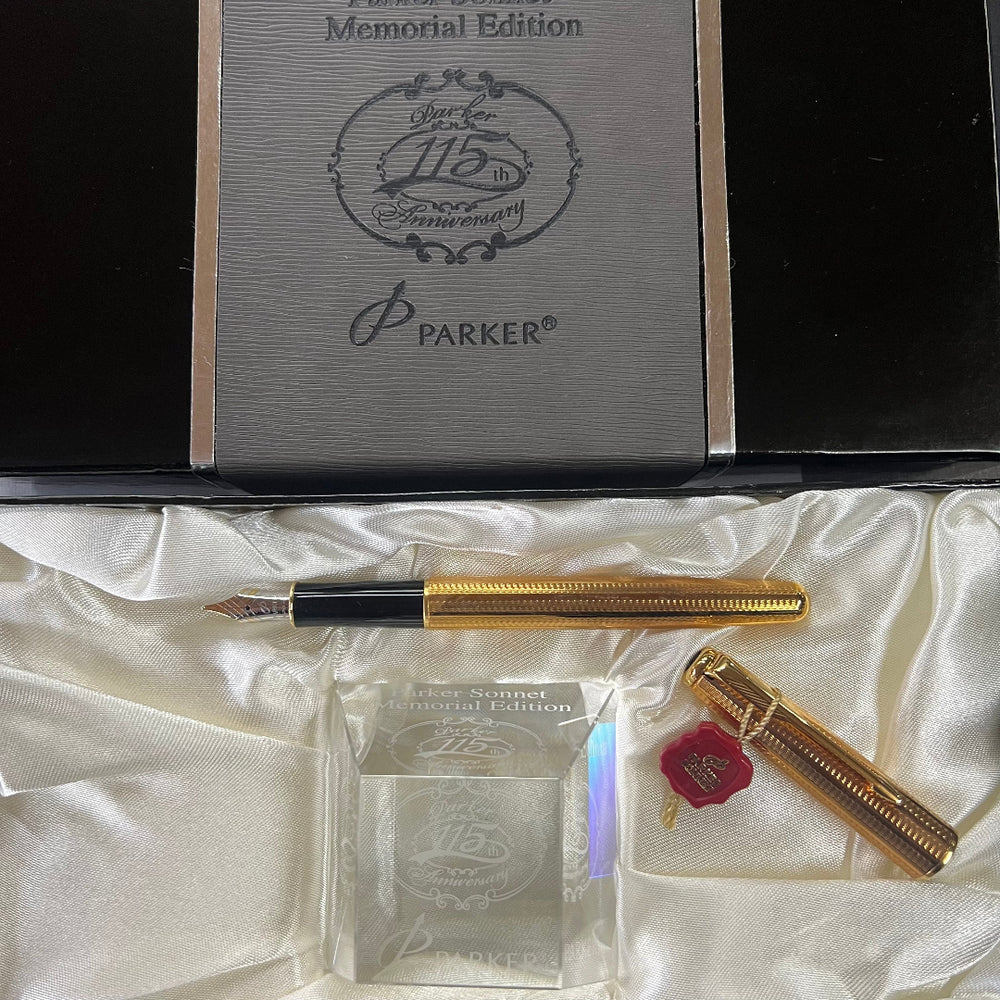 Parker Sonnet 3 115th Memorial Edition Pink Gold Fountain Pen - New Old Stock