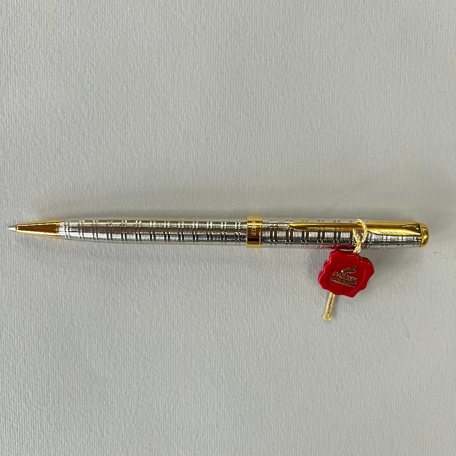 Parker Sonnet 3 Ciselé Tartan Ballpoint Pen - New Old Stock