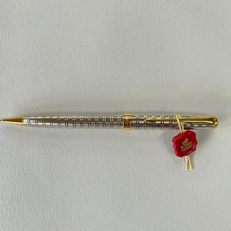 Parker Sonnet 3 Ciselé Tartan Pencil - New Old Stock