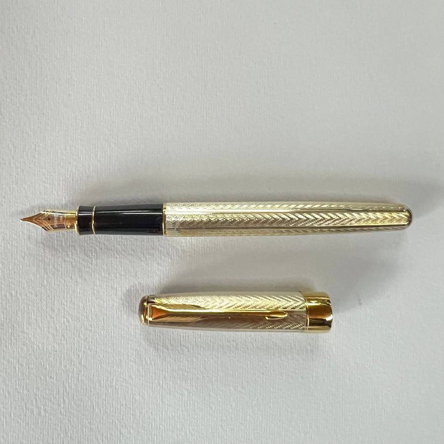 Parker Sonnet Fougère Sterling Silver Fountain Pen