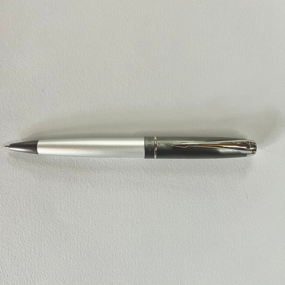 Parker 100 Opal Silver Vintage Ballpoint Pen - New Old Stock