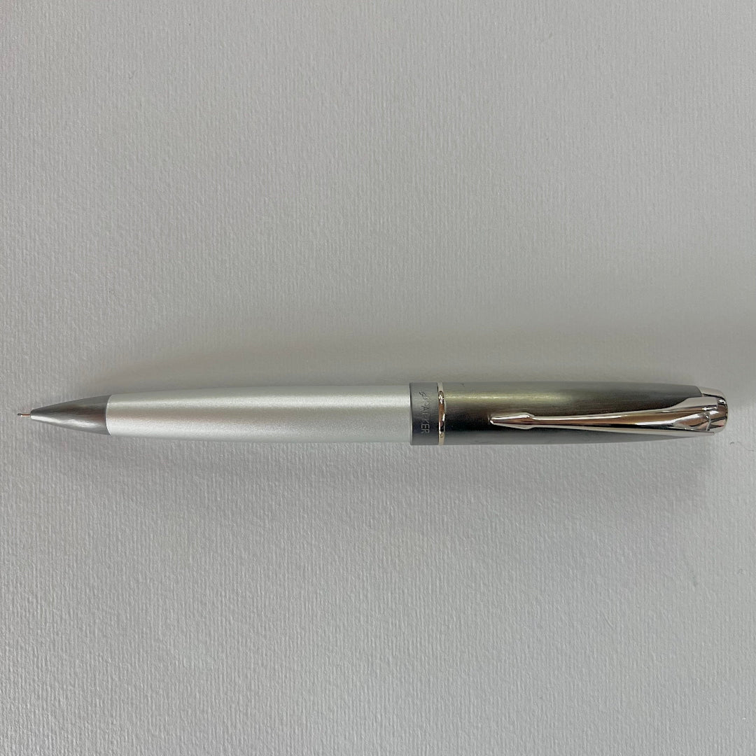 Parker 100 Opal Silver Vintage Pencil - New Old Stock