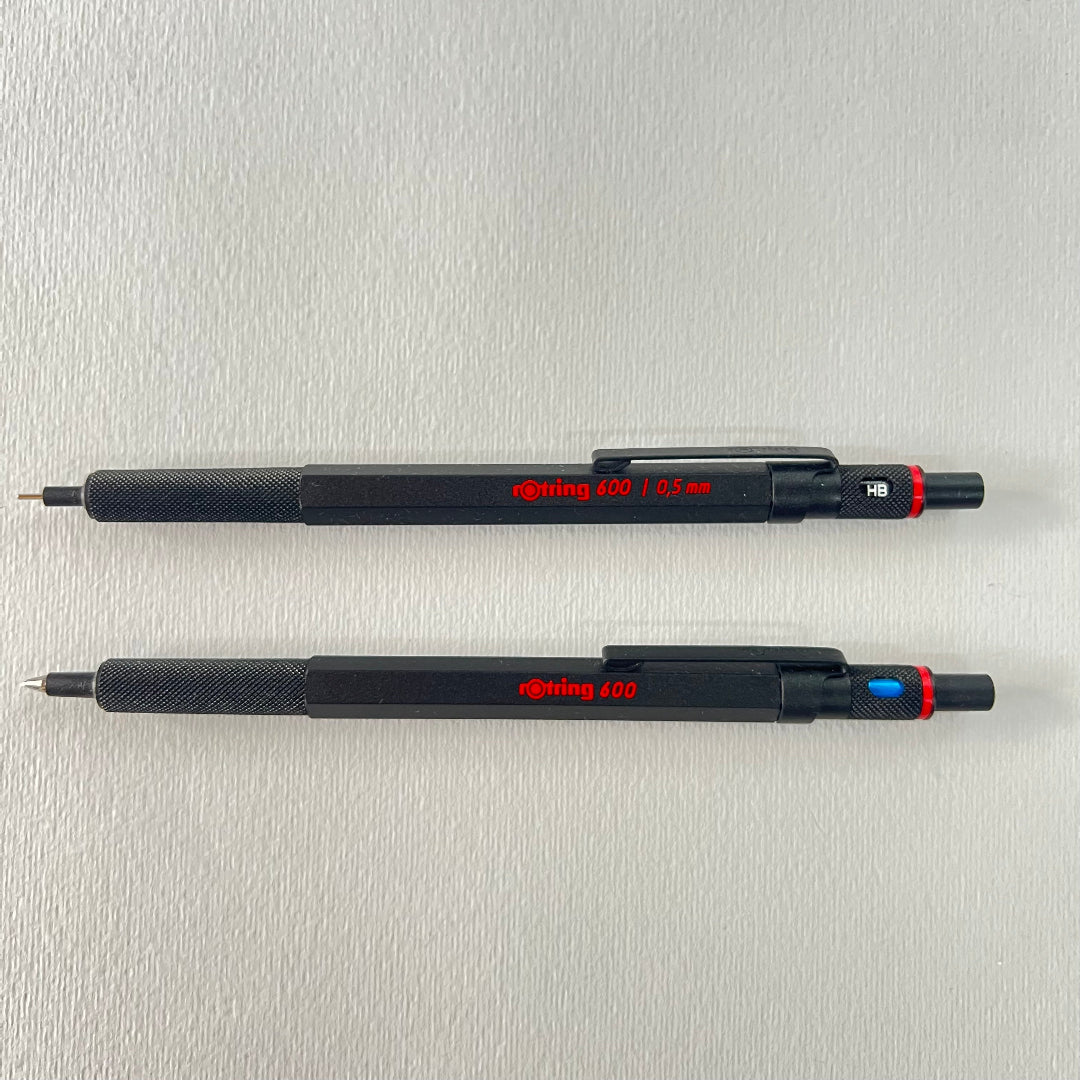 Rotring 600 Black Pen & Pencil Set 
