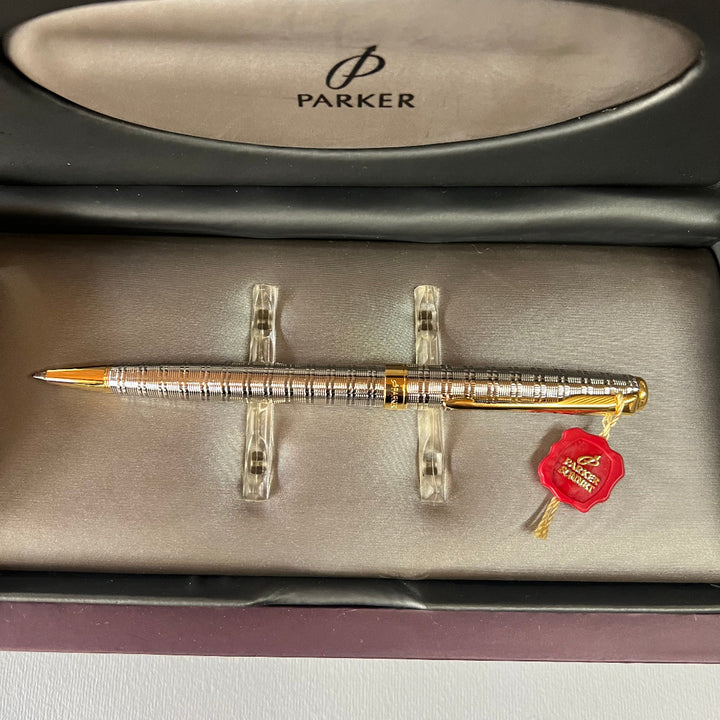 Parker Sonnet 3 Ciselé Tartan Ballpoint Pen - New Old Stock
